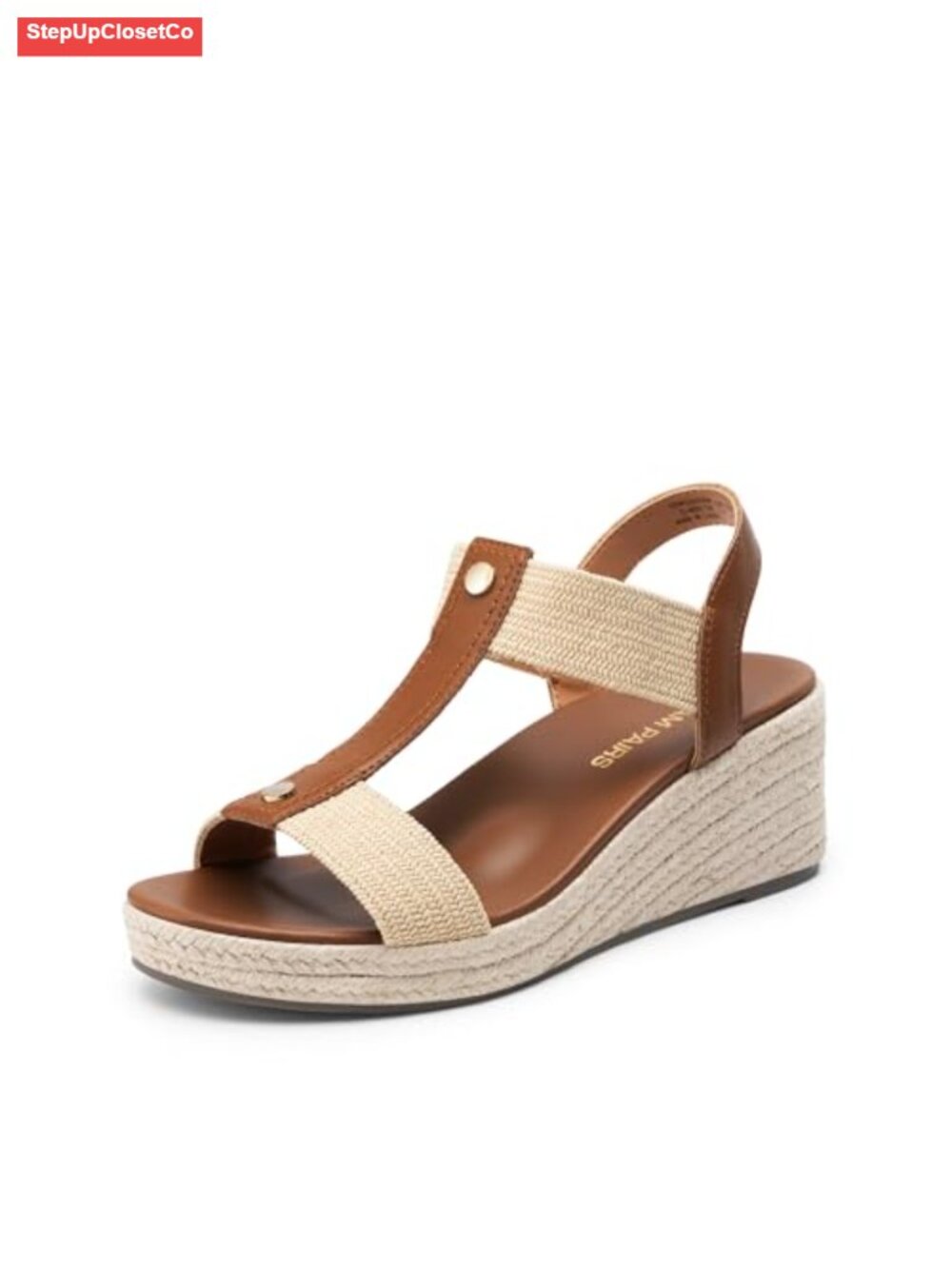 Wedge Espadrille Sandals with Arch Support for Walking